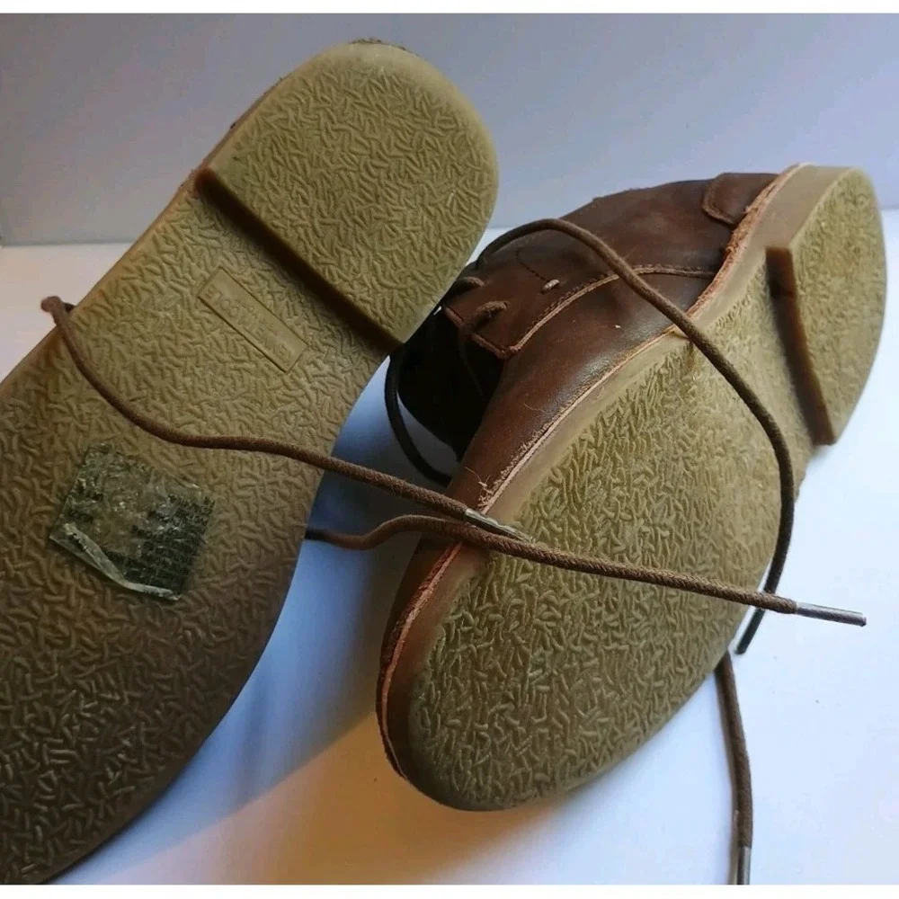 Kenneth Cole New York Real Deal Crazy Horse Brown Chukka‎ Boots Shoes Youth Sz 2